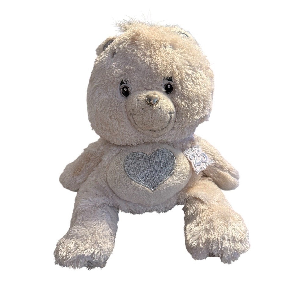 Care Bears 2007 25th Anniversary Swarovski Crystal Eyes Tenderheart Plush 12"